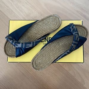 Fendi Twist Espadrille Sandal